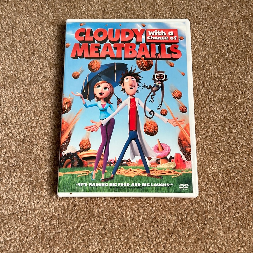 Cloudy with a chance of meatballs, DVD